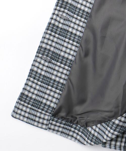 UNITED ARROWS LTD. OUTLET（ユナイテッドアローズアウトレット）の「＜A DAY IN THE LIFE＞メルトン チェック  CPO ジャケット（その他アウター・レディース・ダークグレー/モカ・FREE）」の7枚目の写真