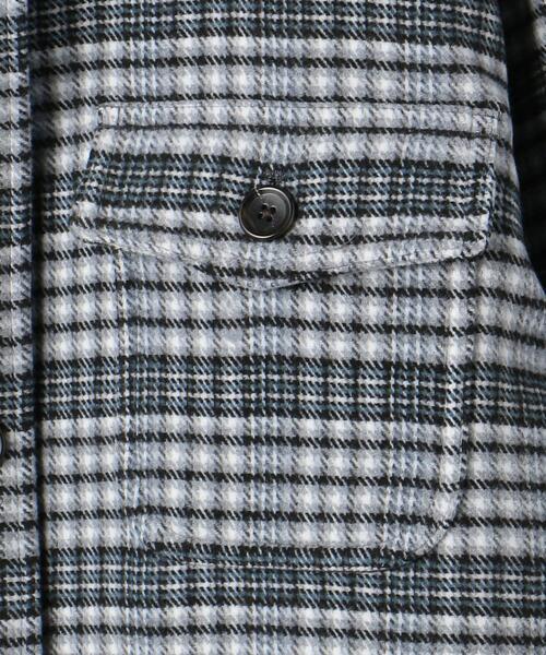 UNITED ARROWS LTD. OUTLET（ユナイテッドアローズアウトレット）の「＜A DAY IN THE LIFE＞メルトン チェック  CPO ジャケット（その他アウター・レディース・ダークグレー/モカ・FREE）」の8枚目の写真