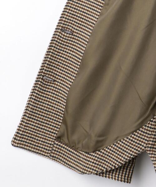 UNITED ARROWS LTD. OUTLET（ユナイテッドアローズアウトレット）の「＜A DAY IN THE LIFE＞メルトン チェック  CPO ジャケット（その他アウター・レディース・ダークグレー/モカ・FREE）」の10枚目の写真