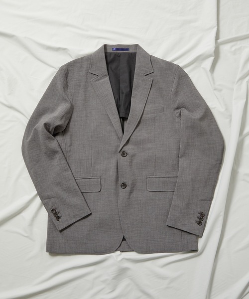 UNION STATION（ユニオンステーション）の「【セットアップ対応】【AIR LIGHT -Rugged version-】シングルジャケット（テーラードジャケット・メンズ・ネイビー/グレイッシュベージュ/ライトグレー・LL/S/M/L）」の8枚目の写真
