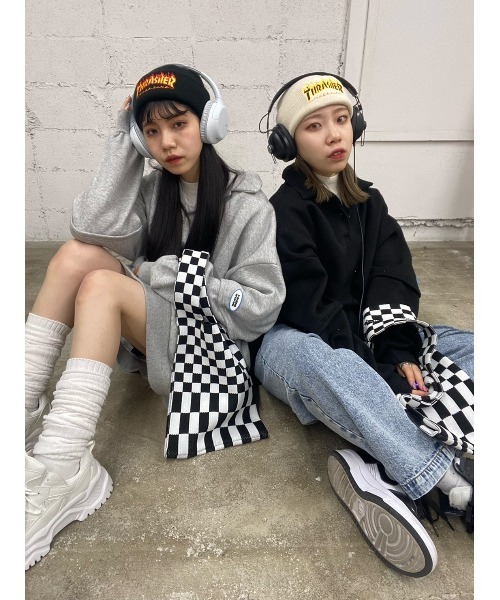 WC（ダブル シー）の「襟付きビッグスウェット（スウェット・レディース・ホワイト/ブラック/グレー・FREE）」の21枚目の写真