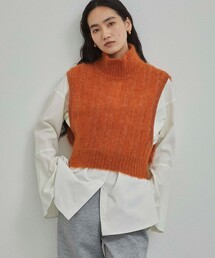 CITY TOKYO | モヘアウールタートルニットベスト(ベスト)