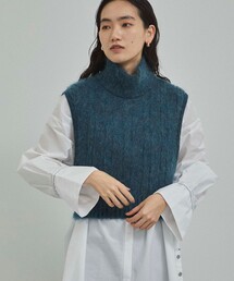 CITY TOKYO | モヘアウールタートルニットベスト(ベスト)