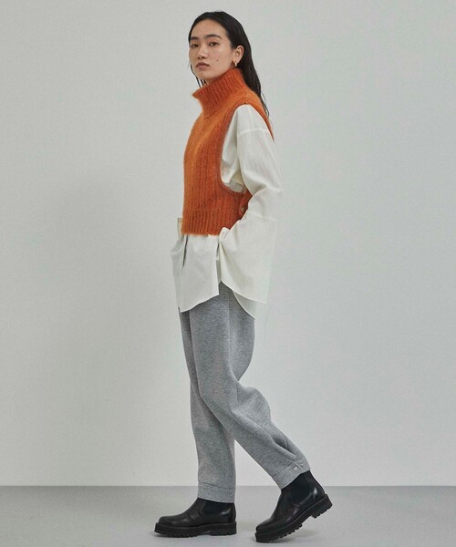 CITY TOKYO(シティトウキョウ)の「モヘアウールタートルニットベスト(ベスト・レディース・オレンジ/ブルー・FREE)」の15枚目の写真