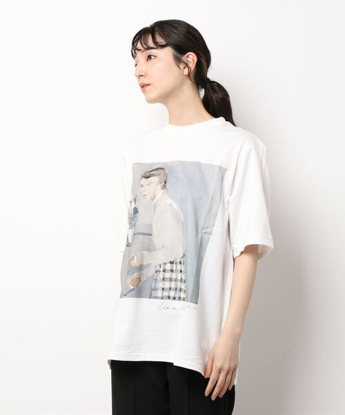 JANESMITH(ジェーンスミス)の「JANESMITH ジェーンスミス / PICKING T-SHIRT グラフィックプリントビッグシルエットTシャツ / 22SCT-#330S(Tシャツ/カットソー・レディース・ホワイト・SMALL/MEDIUM/LARGE/X-LARGE)」の13枚目の写真