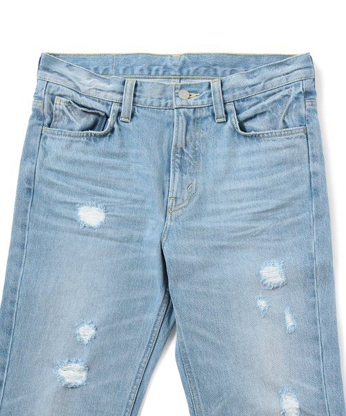 BEAMS(ビームス)の「BEAMS / S/L シューカット ダメージ デニムパンツ(デニムパンツ・メンズ・サックスブルー・LARGE/MEDIUM/SMALL)」の5枚目の写真
