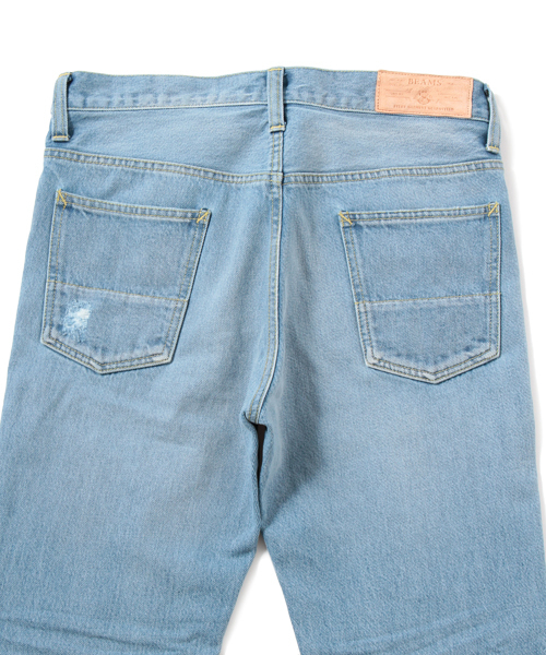 BEAMS(ビームス)の「BEAMS / S/L シューカット ダメージ デニムパンツ(デニムパンツ・メンズ・サックスブルー・LARGE/MEDIUM/SMALL)」の7枚目の写真