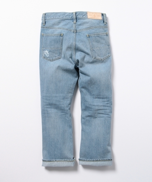 BEAMS(ビームス)の「BEAMS / S/L シューカット ダメージ デニムパンツ(デニムパンツ・メンズ・サックスブルー・LARGE/MEDIUM/SMALL)」の14枚目の写真