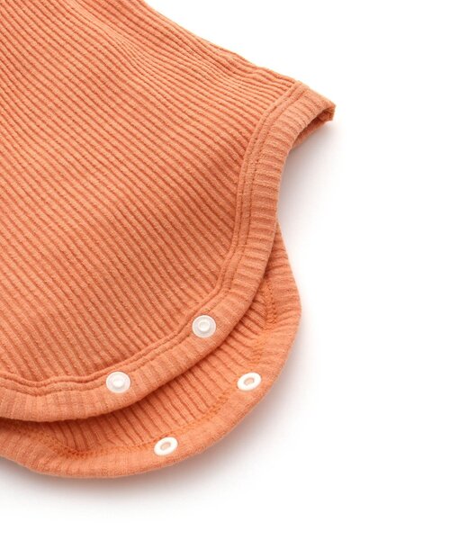 BREEZE（ブリーズ）の「メロウフリルボディオール（肌着・キッズ・オレンジ/アイボリー・70/80）」の10枚目の写真