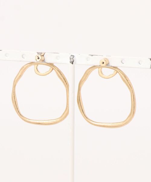 rienda（リエンダ）の「2ラウンドピアス（ピアス（両耳用）・レディース・ゴールド・FREE）」の8枚目の写真