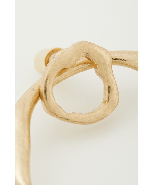 rienda（リエンダ）の「2ラウンドピアス（ピアス（両耳用）・レディース・ゴールド・FREE）」の4枚目の写真