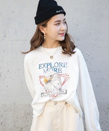 repipi armario | イーグルプリントカットオフTシャツ(Tシャツ/カットソー)