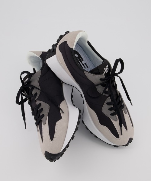 NEW BALANCE(ニューバランス)の「MS327(スニーカー・メンズ・ブラック/グリーン×オレンジ・26.5cm/29.0cm/27.0cm/22.5cm/23.0cm/28.0cm/23.5cm/27.5cm/24.5cm/26.0cm/25.0cm/25.5cm/28.5cm/24.0cm)」の7枚目の写真