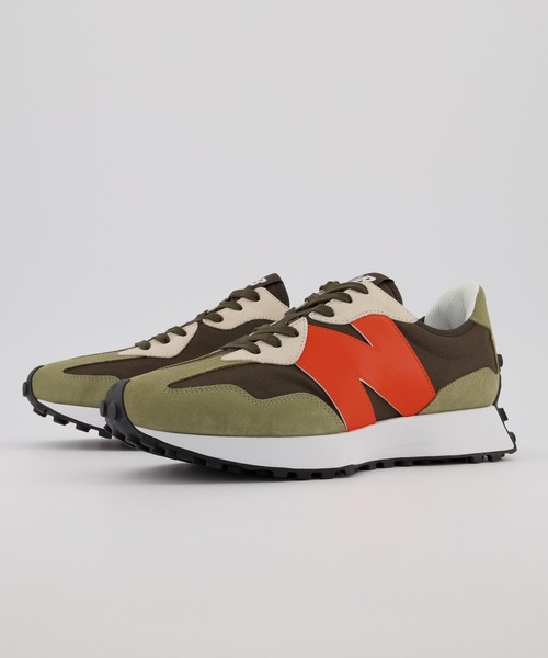 NEW BALANCE(ニューバランス)の「MS327(スニーカー・メンズ・ブラック/グリーン×オレンジ・26.5cm/29.0cm/27.0cm/22.5cm/23.0cm/28.0cm/23.5cm/27.5cm/24.5cm/26.0cm/25.0cm/25.5cm/28.5cm/24.0cm)」の11枚目の写真