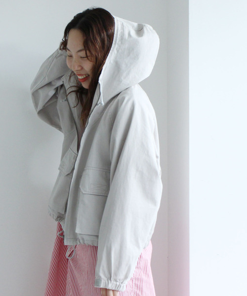 PAR ICI（パーリッシィ）の「コットンツイル フィッシングパーカー  