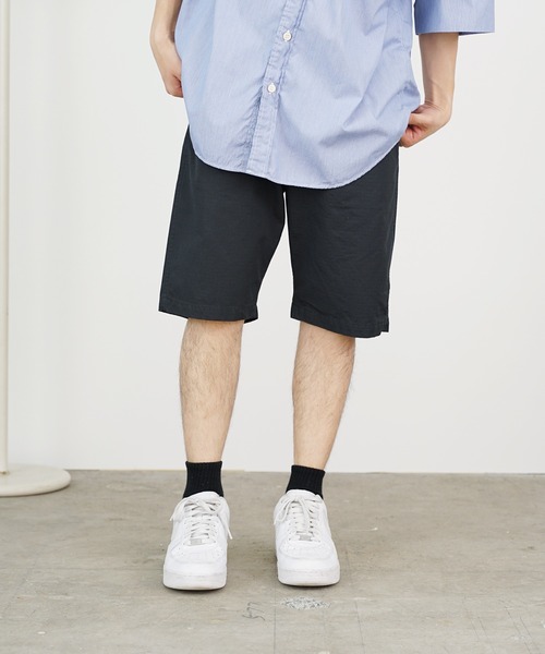 orSlow（オアスロウ）の「orSlow/オアスロウ NEW YORKER SHORTS ニューヨーカーショーツ ハーフパンツ 半ズボン リップストップナイロン（カーゴパンツ・メンズ・ペールイエロー/ベージュ/ダークネイビー/ブラック・4/3/2/1）」の3枚目の写真