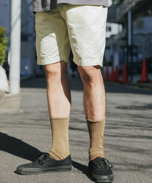 orSlow（オアスロウ）の「orSlow/オアスロウ NEW YORKER SHORTS ニューヨーカーショーツ ハーフパンツ 半ズボン リップストップナイロン（カーゴパンツ・メンズ・ペールイエロー/ベージュ/ダークネイビー/ブラック・4/3/2/1）」の18枚目の写真