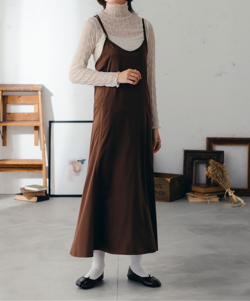 【PHOEBE PHILO】ハイネック ロングドレストップス ベルト付 fupel（フぺル）の「シアーハイネック柄トップス（Tシャツ