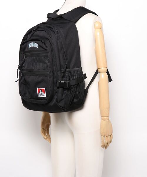 BEN DAVIS(ベンデイビス)の「〈BEN DAVIS〉MESH XL PACK CL 約32L(バックパック/リュック・レディース・ブラック×パープル/ブラック×グリーン/ブラック×ブルー/ブラック×レッド/ブラック×ホワイト・FREE)」の8枚目の写真