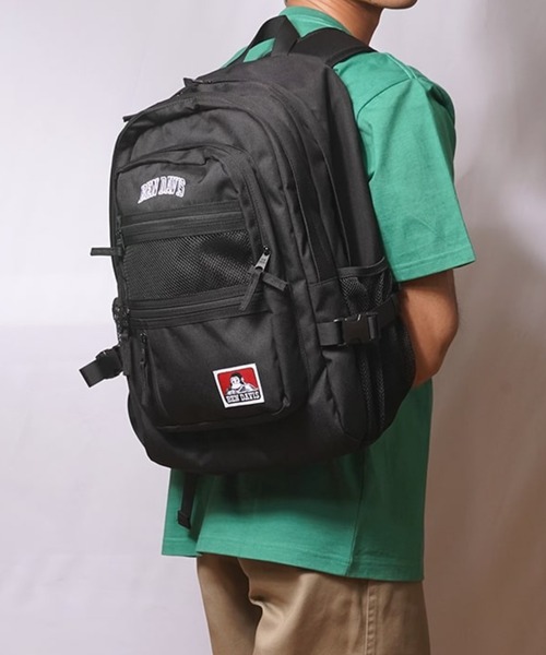 BEN DAVIS(ベンデイビス)の「〈BEN DAVIS〉MESH XL PACK CL 約32L(バックパック/リュック・レディース・ブラック×パープル/ブラック×グリーン/ブラック×ブルー/ブラック×レッド/ブラック×ホワイト・FREE)」の9枚目の写真