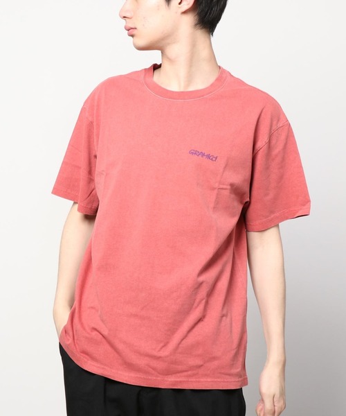 Gramicci(グラミチ)の「GRAMICCI/グラミチ アウトドア ドーンウォールTシャツ/バックプリントTシャツ G2SU-T010(Tシャツ/カットソー・メンズ・ブラック/レッド/ホワイト・M/L/XL/XXL)」の12枚目の写真