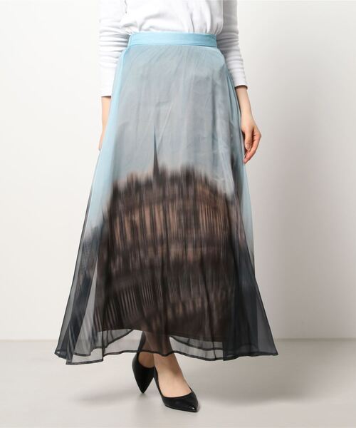 AMERI　SULLY SHEER FLARED SKIRT AMERI SULLY SHEER FLARED SKIRT - メルカリ