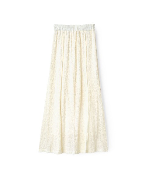 marjour（マージュール）の「CREPE LONG SKIRT（スカート・レディース・ブラック/オフホワイト・M）」の22枚目の写真