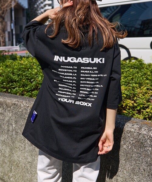 PUBLUX(パブリュクス)の「【Sequence/シークエンス】 INUGASUKIBANDSST/ユニセックス/グラフィックTシャツ/(Tシャツ/カットソー・メンズ・ホワイト/ブラック/ブラウン・SMALL/MEDIUM/LARGE/X-LARGE)」の8枚目の写真