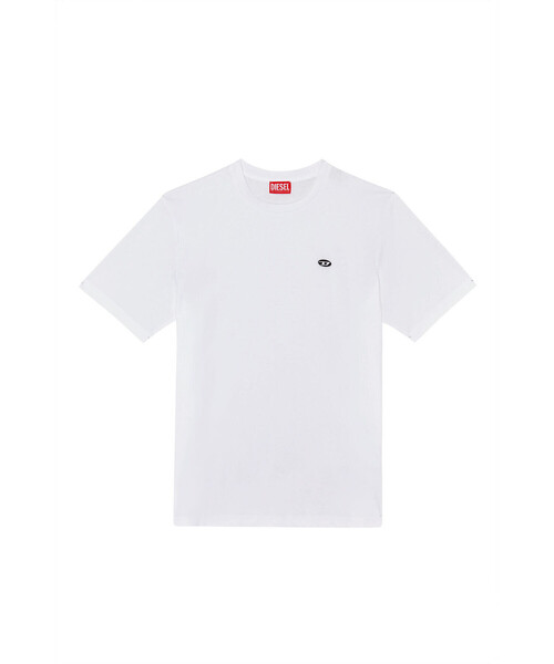 DIESEL(ディーゼル)の「メンズ Tシャツ ワンポイント サステナブル(Tシャツ/カットソー・メンズ・ホワイト/ネイビー/ブラック・MEDIUM/LARGE/X-LARGE/XX-LARGE/X-SMALL/XXX-LARGE/SMALL)」の21枚目の写真