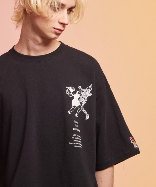 rehacer(レアセル)の「rehacer : Dancism HW Wide T / ダンシズム ヘビーウェイト ワイド Tシャツ(Tシャツ/カットソー・メンズ・ホワイト/ブラック/ベージュ/ネイビー・MEDIUM/X-LARGE/LARGE)」の1枚目の写真