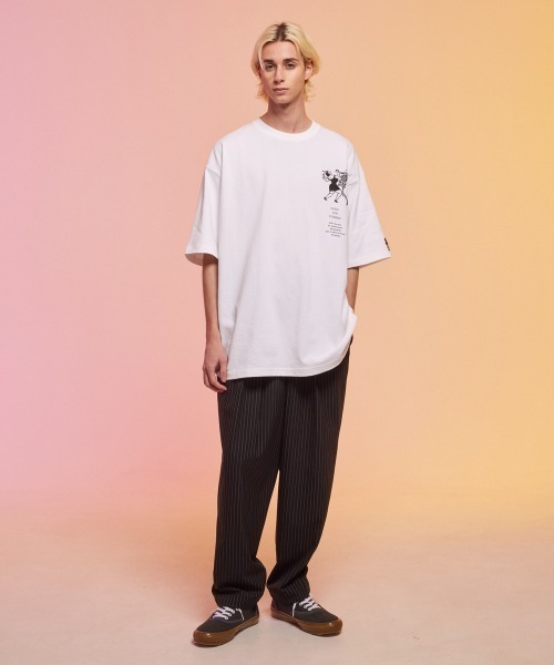 rehacer(レアセル)の「rehacer : Dancism HW Wide T / ダンシズム ヘビーウェイト ワイド Tシャツ(Tシャツ/カットソー・メンズ・ホワイト/ブラック/ベージュ/ネイビー・MEDIUM/X-LARGE/LARGE)」の8枚目の写真