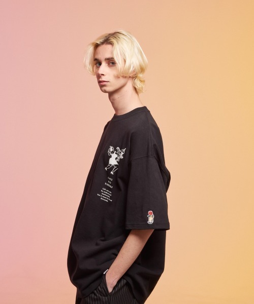rehacer(レアセル)の「rehacer : Dancism HW Wide T / ダンシズム ヘビーウェイト ワイド Tシャツ(Tシャツ/カットソー・メンズ・ホワイト/ブラック/ベージュ/ネイビー・MEDIUM/X-LARGE/LARGE)」の11枚目の写真