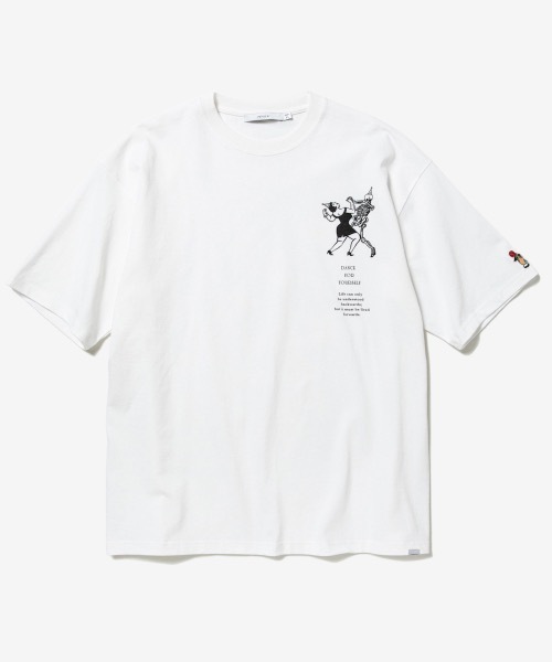 rehacer(レアセル)の「rehacer : Dancism HW Wide T / ダンシズム ヘビーウェイト ワイド Tシャツ(Tシャツ/カットソー・メンズ・ホワイト/ブラック/ベージュ/ネイビー・MEDIUM/X-LARGE/LARGE)」の13枚目の写真