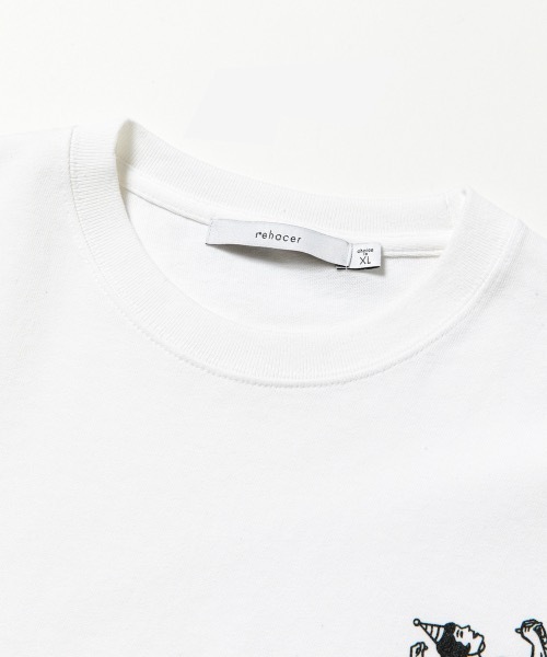 rehacer(レアセル)の「rehacer : Dancism HW Wide T / ダンシズム ヘビーウェイト ワイド Tシャツ(Tシャツ/カットソー・メンズ・ホワイト/ブラック/ベージュ/ネイビー・MEDIUM/X-LARGE/LARGE)」の14枚目の写真