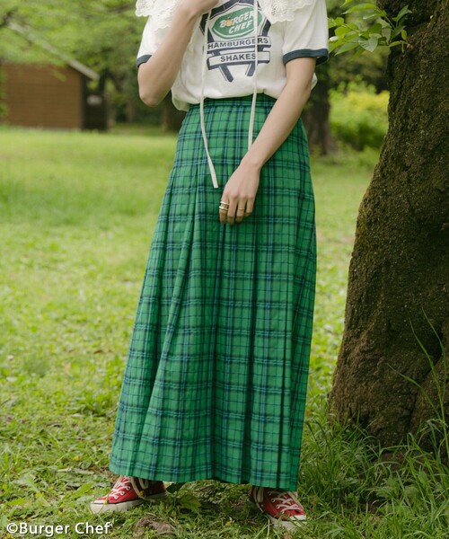 FREAK'S STORE（フリークスストア）の「Burger Chef リンガーT-shirt/バーガーシェフリンガーTシャツ（Tシャツ/カットソー・レディース・ネイビー/レッド・ﾌﾘ-）」の5枚目の写真