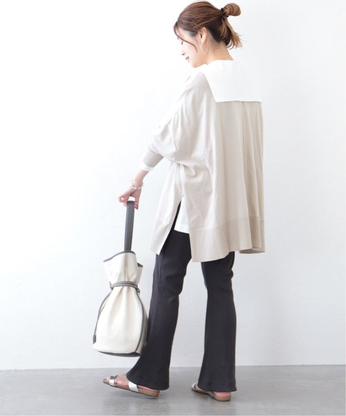 JOURNAL STANDARD（ジャーナルスタンダード）の「■■《追加2》ハイツイストコットンポンチョカーディガン（カーディガン/ボレロ・レディース・ブラック/グレー/ブルー/グリーン・FREE）」の21枚目の写真