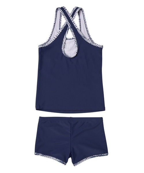 ROXY（ロキシー）の「MINI DEEP WATER/ロキシーキッズタンキニ(水着)（水着・キッズ・ブラック/ネイビー・150/100/140/110/130/120）」の6枚目の写真