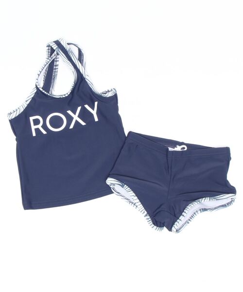 ROXY（ロキシー）の「MINI DEEP WATER/ロキシーキッズタンキニ(水着)（水着・キッズ・ブラック/ネイビー・150/100/140/110/130/120）」の5枚目の写真