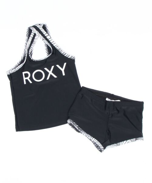 ROXY（ロキシー）の「MINI DEEP WATER/ロキシーキッズタンキニ(水着)（水着・キッズ・ブラック/ネイビー・150/100/140/110/130/120）」の3枚目の写真