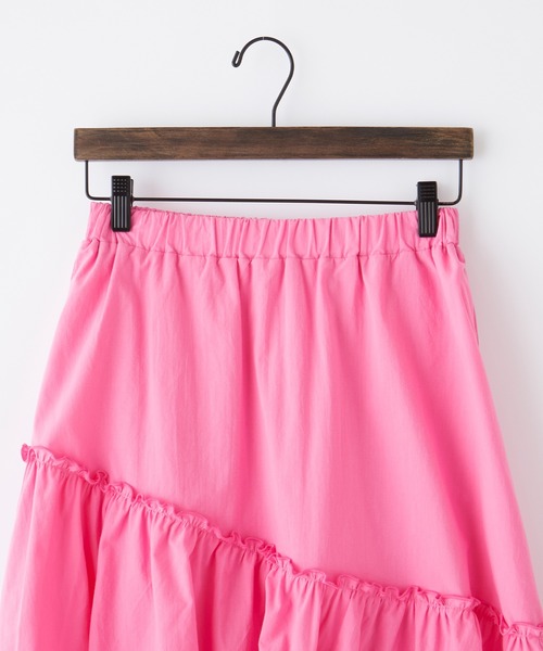 byYOUANCE（バイユアンス）の「アシメフリルロングスカート（スカート・レディース・ホワイト/ブラック/ピンク・FREE）」の15枚目の写真