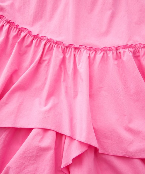 byYOUANCE（バイユアンス）の「アシメフリルロングスカート（スカート・レディース・ホワイト/ブラック/ピンク・FREE）」の17枚目の写真