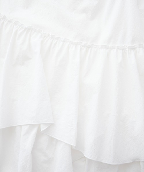 byYOUANCE（バイユアンス）の「アシメフリルロングスカート（スカート・レディース・ホワイト/ブラック/ピンク・FREE）」の18枚目の写真