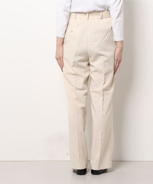 STYLEMIXER(スタイルミキサー)の「リネンツータックパンツ(その他パンツ・レディース・ライトグリーン/ライトベージュ/ダークネイビー・MEDIUM/X-SMALL/SMALL)」の5枚目の写真