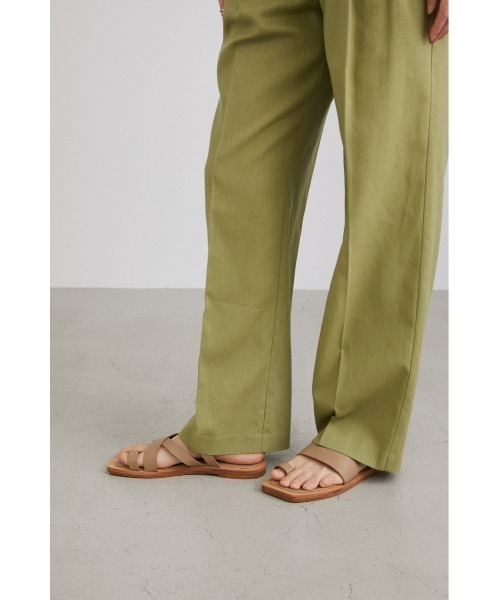 STYLEMIXER(スタイルミキサー)の「リネンツータックパンツ(その他パンツ・レディース・ライトグリーン/ライトベージュ/ダークネイビー・MEDIUM/X-SMALL/SMALL)」の15枚目の写真
