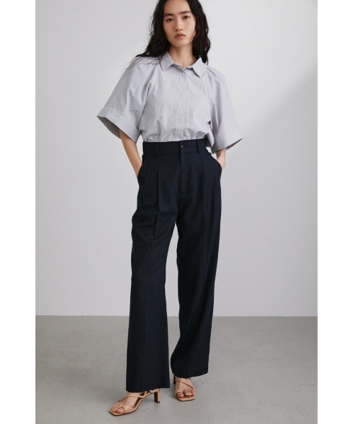 STYLEMIXER(スタイルミキサー)の「リネンツータックパンツ(その他パンツ・レディース・ライトグリーン/ライトベージュ/ダークネイビー・MEDIUM/X-SMALL/SMALL)」の21枚目の写真