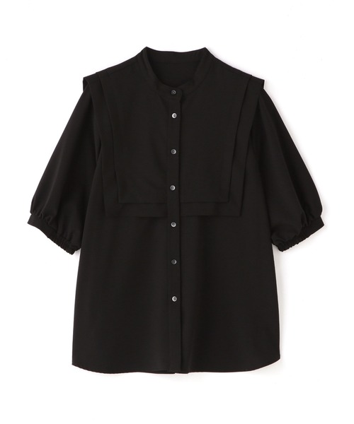 N.(N. Natural Beauty Basic)(エヌエヌナチュラルビューティーベーシック)の「◆ダブルカラーブラウス(シャツ/ブラウス・レディース・オフホワイト/ブラック/グリーン/グレイッシュブルー・MEDIUM)」の19枚目の写真