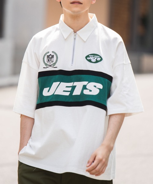 NFL TEAM APPAREL ハーフジップ エヌエフエルチームアパレル 半袖ハーフジップシャツ MC22SM05