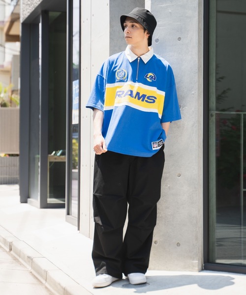 NFL TEAM APPAREL ハーフジップ NFL（ナショナルフットボールリーグ ）の「∴WEGO/別注 NFL