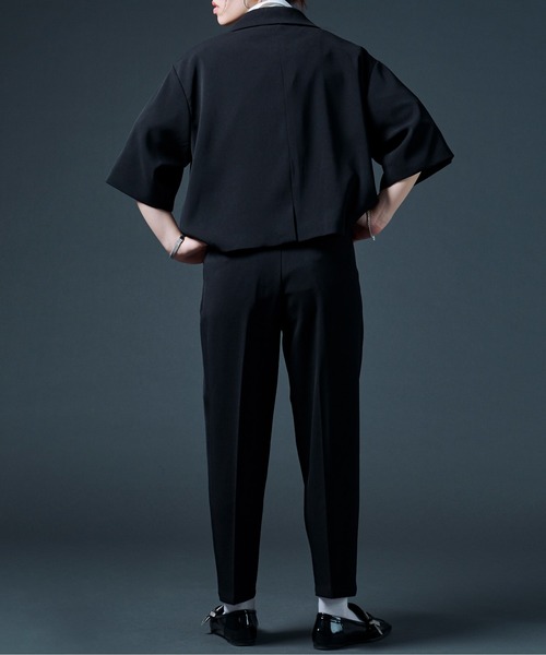 Ellno Loset(エルノロゼット)の「アンクルテーパードパンツ/セットアップ対応(スラックス・メンズ・ライトグレー/ブラック/ピンク/ブルー・SMALL/MEDIUM/LARGE)」の14枚目の写真