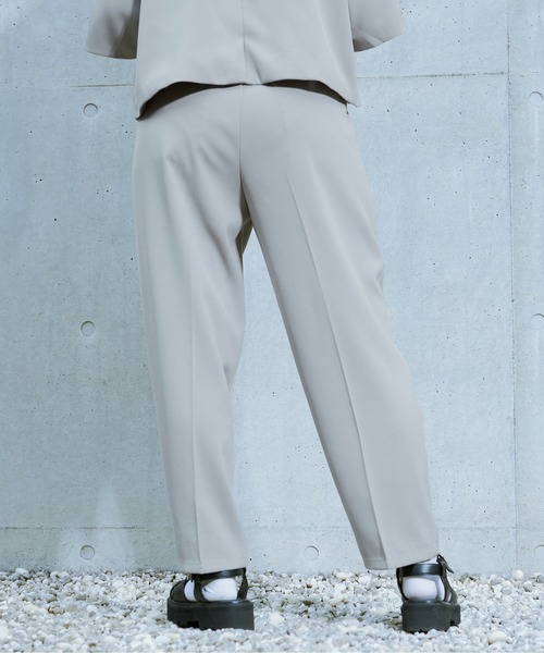 Ellno Loset(エルノロゼット)の「アンクルテーパードパンツ/セットアップ対応(スラックス・メンズ・ライトグレー/ブラック/ピンク/ブルー・SMALL/MEDIUM/LARGE)」の22枚目の写真